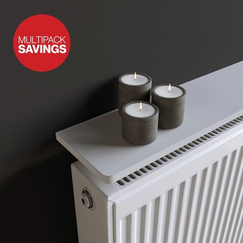 Matte white radiator shelf - radiator,