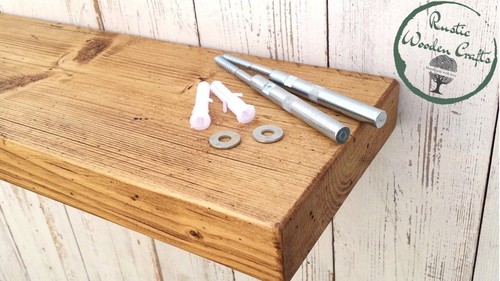 Solid wood floating - , mantel
