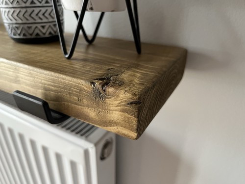 Solid wood radiator shelf - solid,