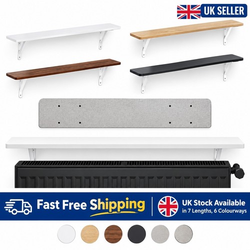 Radiator shelf with foil - shelf,