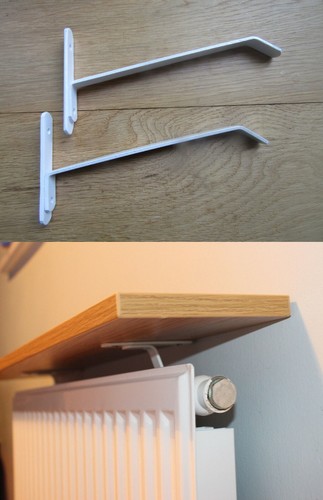 Energy saving radiator - saving, shelf