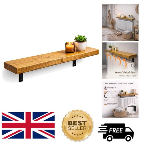 Radiator shelf solid wood with - solid,