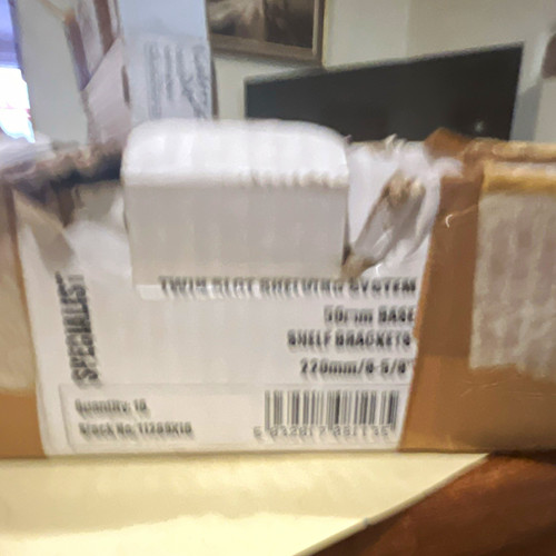 White shelving brackets 220 - , mm