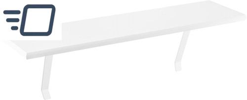 White radiator shelf 60cm - radiator,