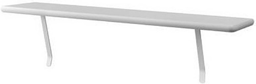Stylish 90cm floating radiator - floating,