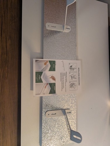 White radiator shelf 60cm easy - white,