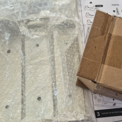 Pack shelf brackets - 4, w/